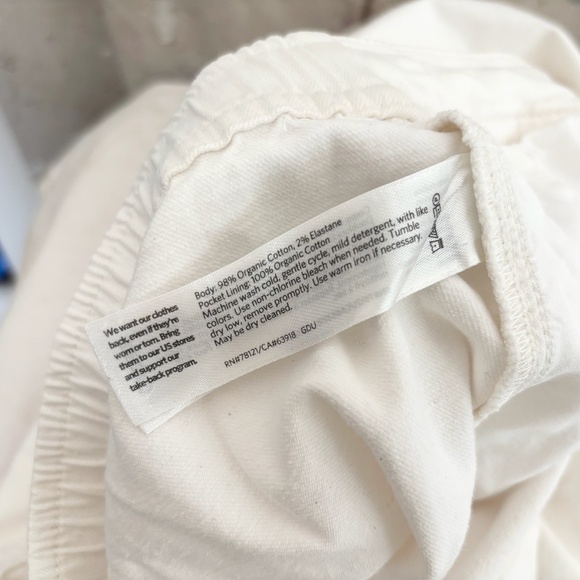 Eileen Fisher Organic Cotton Denim Tapered Pant - Picture 7 of 7